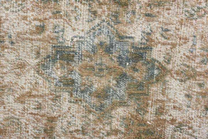 8' 7 x 11' 10 Hand Knotted Ultra Vintage Persian Wool Rug