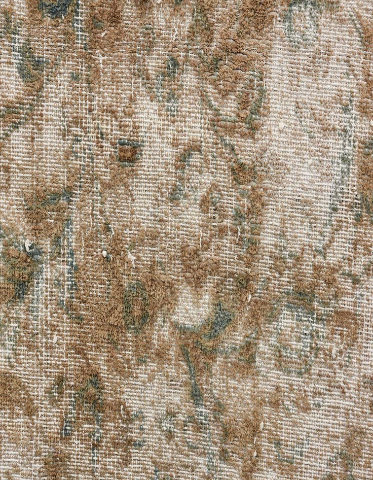 Detail image of 8' 7 x 11' 10  Hand Knotted Ultra Vintage Persian Wool Rug