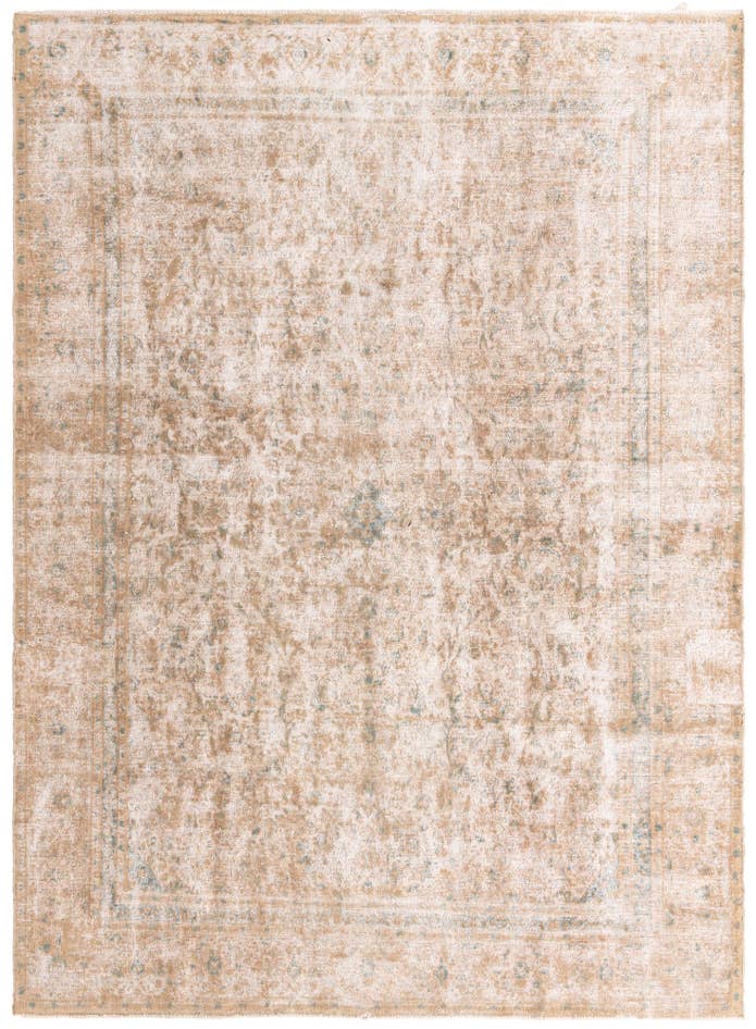 Detail image of 8' 7 x 11' 10 Hand Knotted Ultra Vintage Persian Wool Rug