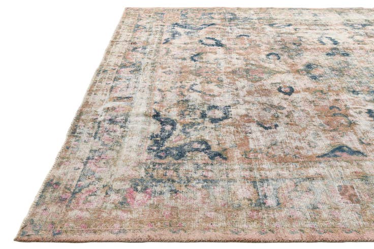 Detail image of 9' 10 x 12' 8 Hand Knotted Ultra Vintage Persian Wool Rug