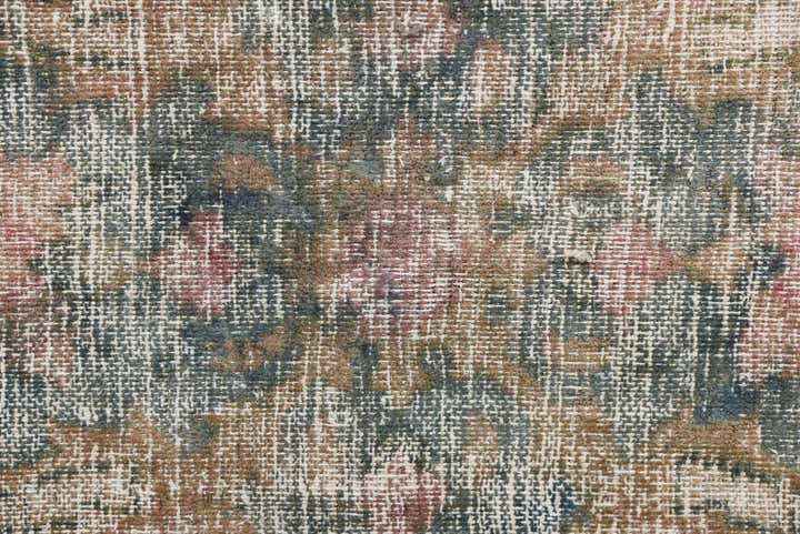 9' 10 x 12' 8 Hand Knotted Ultra Vintage Persian Wool Rug