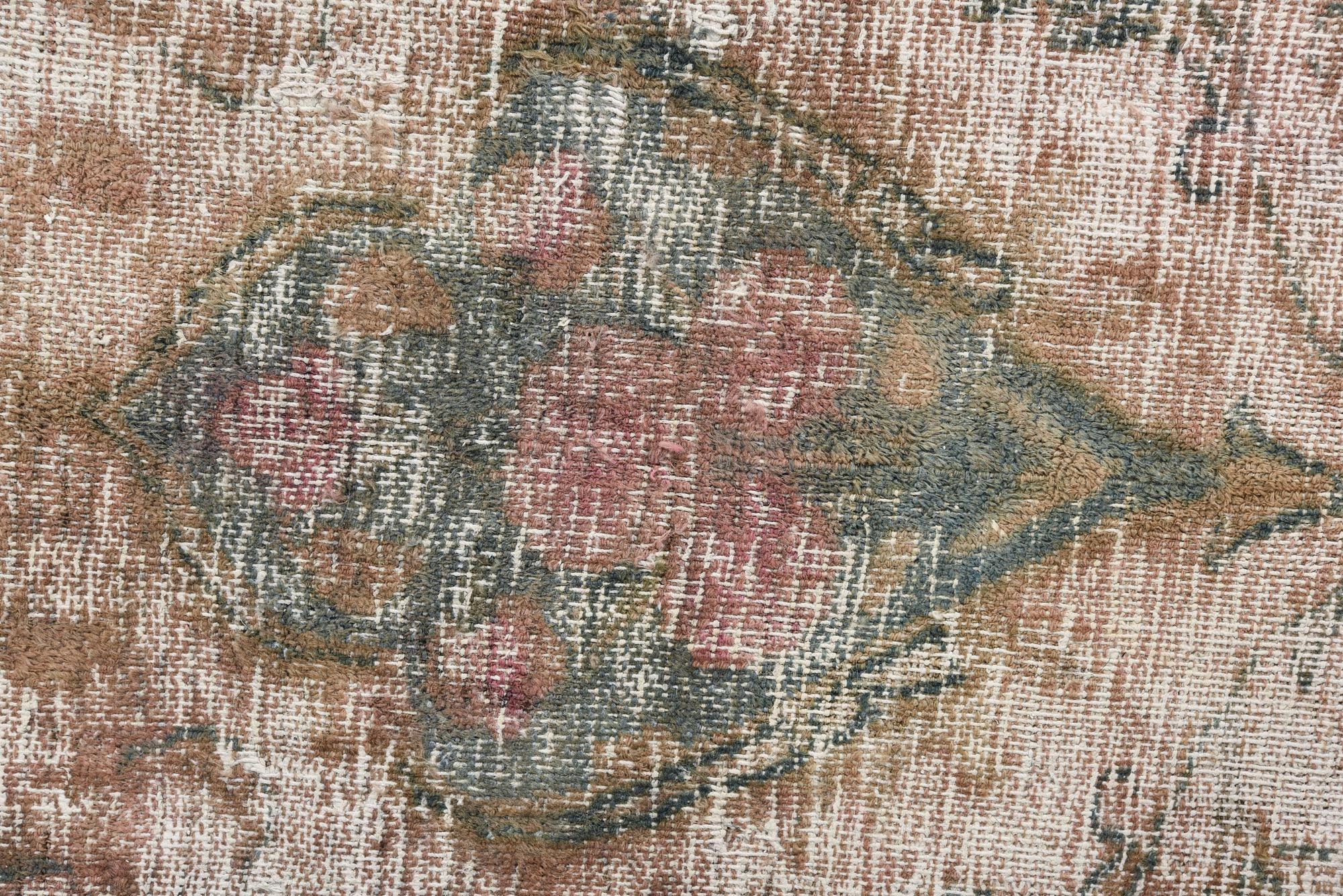 9' 10 x 12' 8 Hand Knotted Ultra Vintage Persian Wool Rug