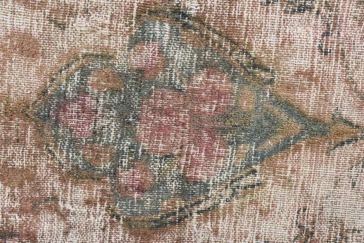 9' 10 x 12' 8 Hand Knotted Ultra Vintage Persian Wool Rug