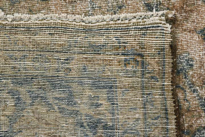 9' 1 x 12' Hand Knotted Ultra Vintage Persian Wool Rug