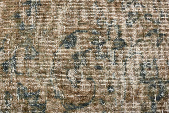 9' 1 x 12' Hand Knotted Ultra Vintage Persian Wool Rug