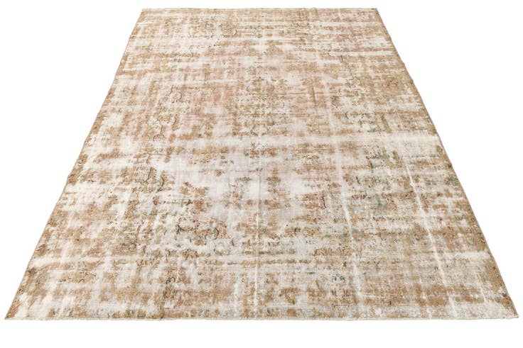 Detail image of 9' 2 x 13' Hand Knotted Ultra Vintage Persian Wool Rug