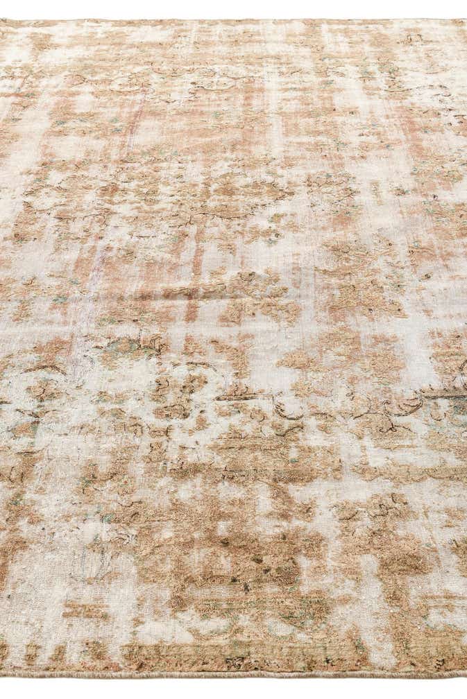 9' 2 x 13' Hand Knotted Ultra Vintage Persian Wool Rug