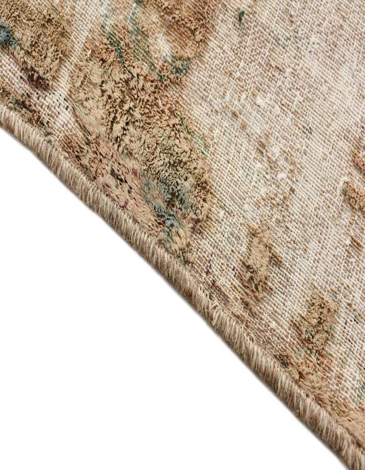 Detail image of 9' 2 x 13'  Hand Knotted Ultra Vintage Persian Wool Rug