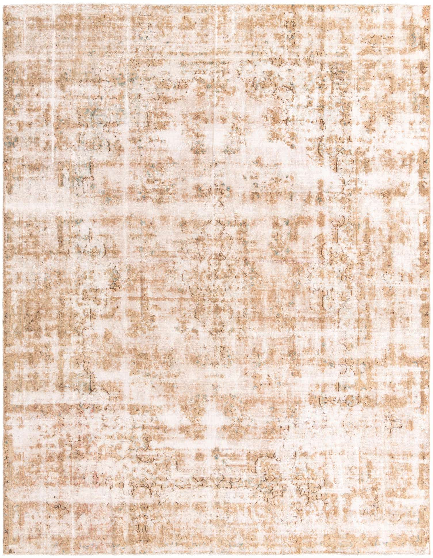 Primary image 9' 2 x 13'  Hand Knotted Ultra Vintage Persian Wool Rug