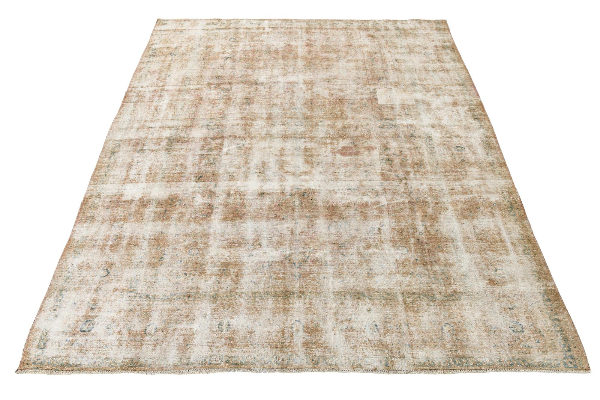 8' 3 x 10' 6 Hand Knotted Ultra Vintage Persian Wool Rug