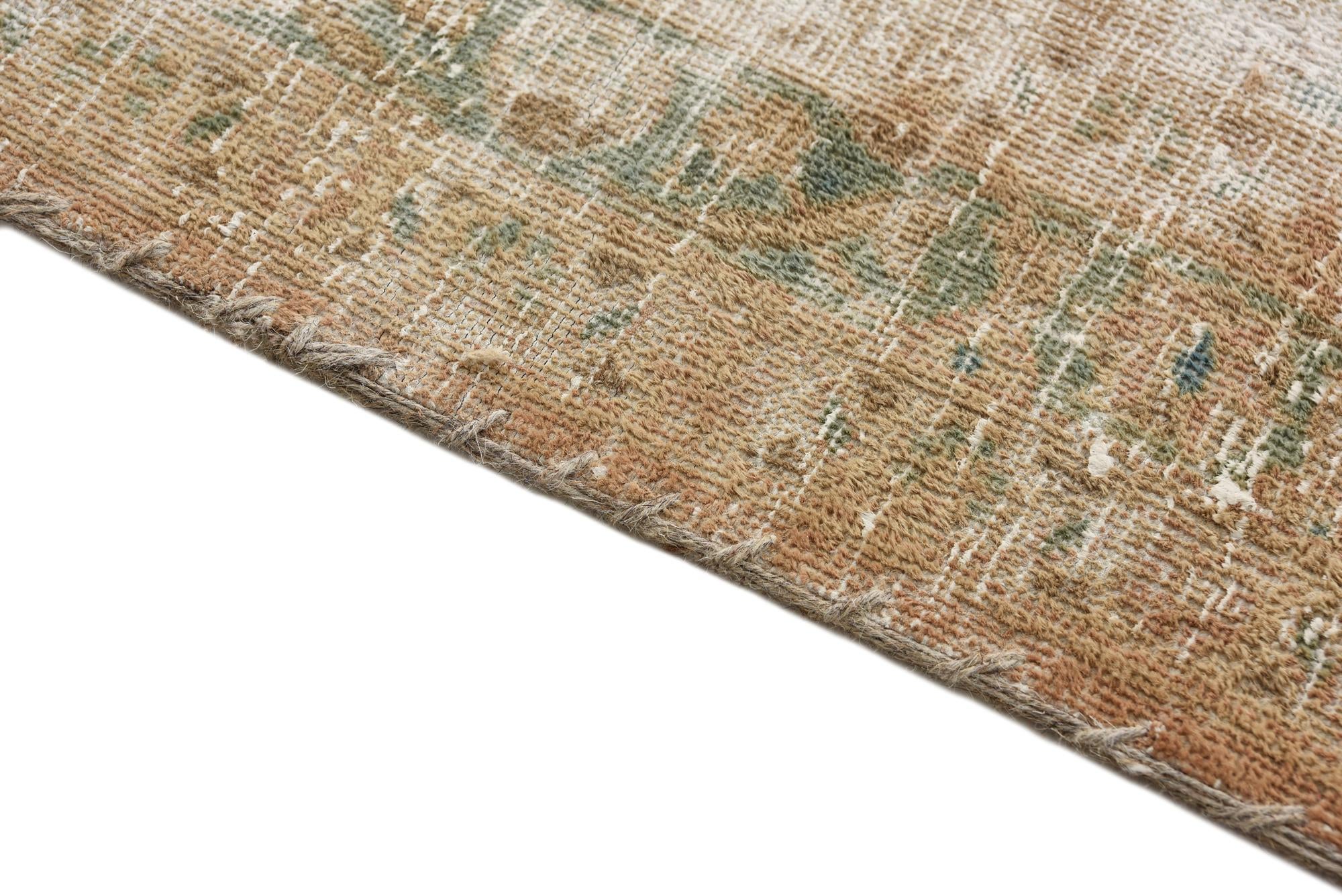 8' 3 x 10' 6 Hand Knotted Ultra Vintage Persian Wool Rug