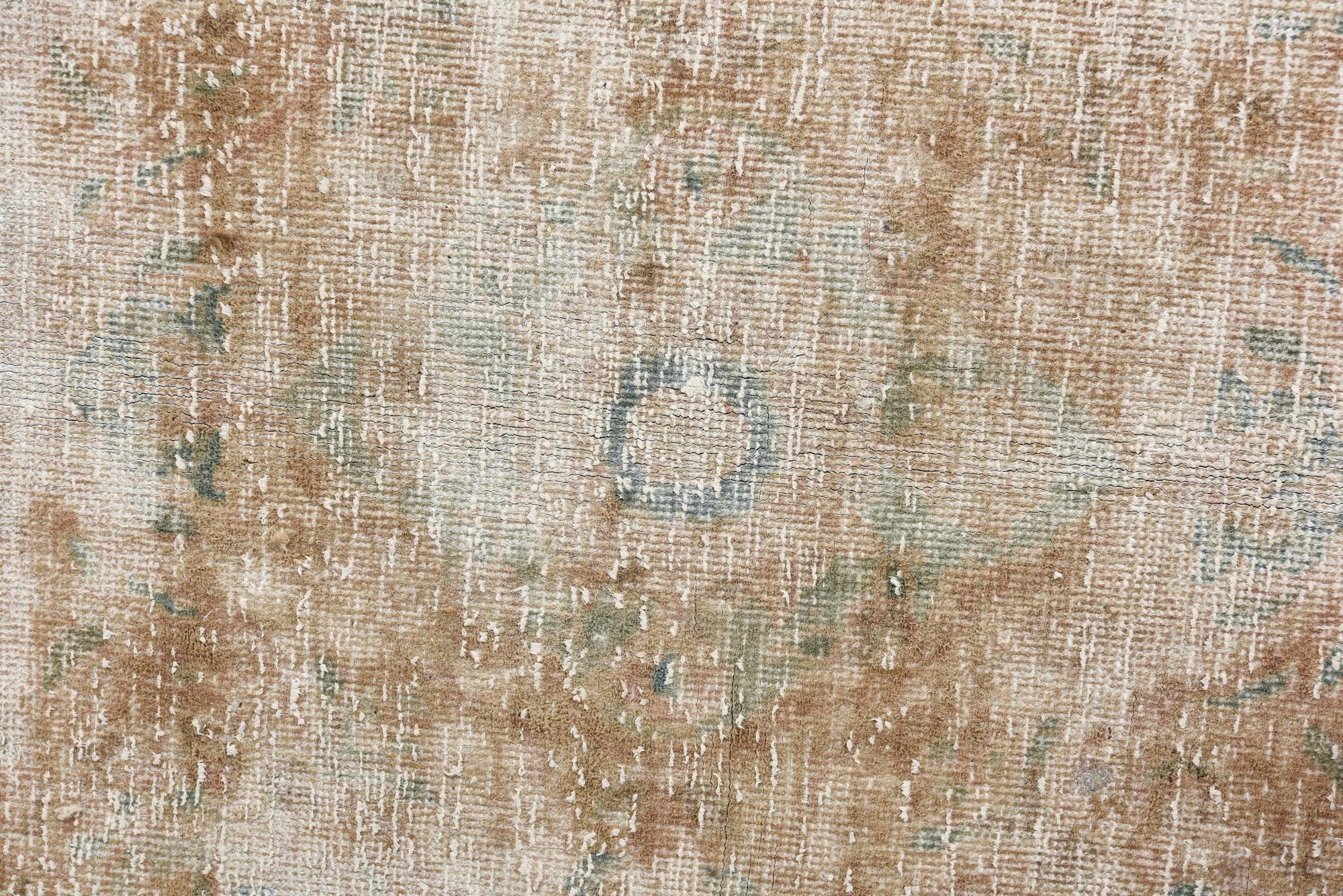 8' 3 x 10' 6 Hand Knotted Ultra Vintage Persian Wool Rug