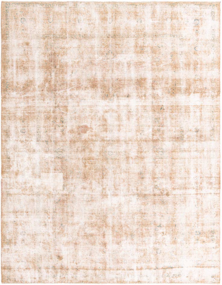 Detail image of 8' 3 x 10' 6 Hand Knotted Ultra Vintage Persian Wool Rug