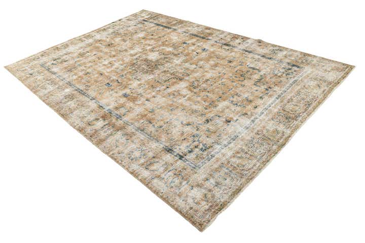 7' 5 x 10' 6 Hand Knotted Ultra Vintage Persian Wool Rug