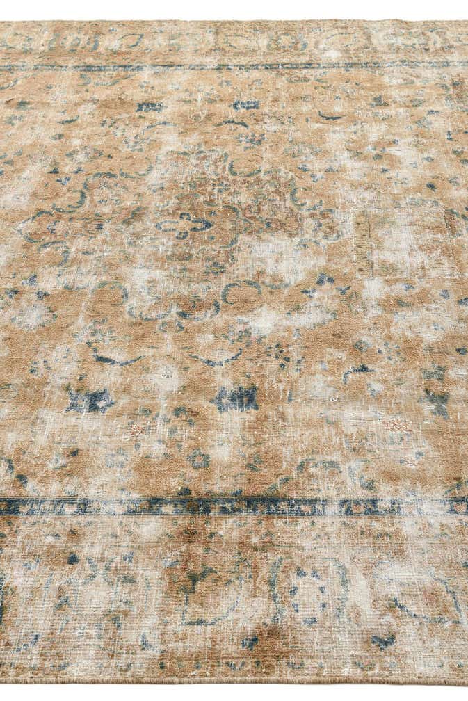 7' 5 x 10' 6 Hand Knotted Ultra Vintage Persian Wool Rug
