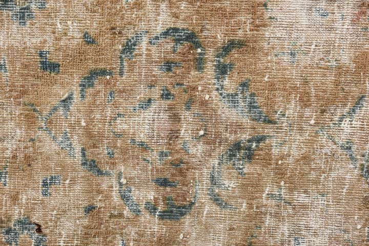 7' 5 x 10' 6 Hand Knotted Ultra Vintage Persian Wool Rug