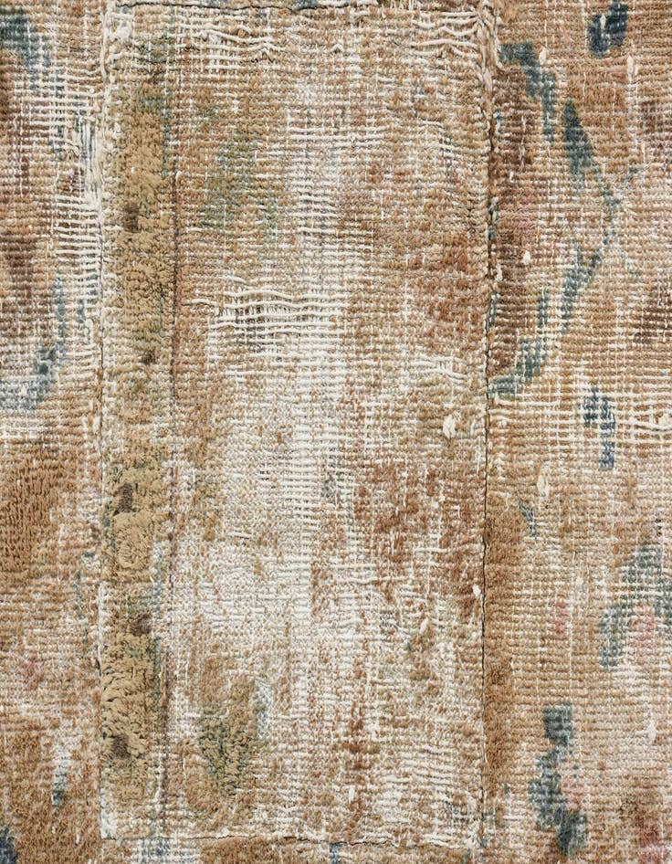 Detail image of 7' 5 x 10' 6  Hand Knotted Ultra Vintage Persian Wool Rug