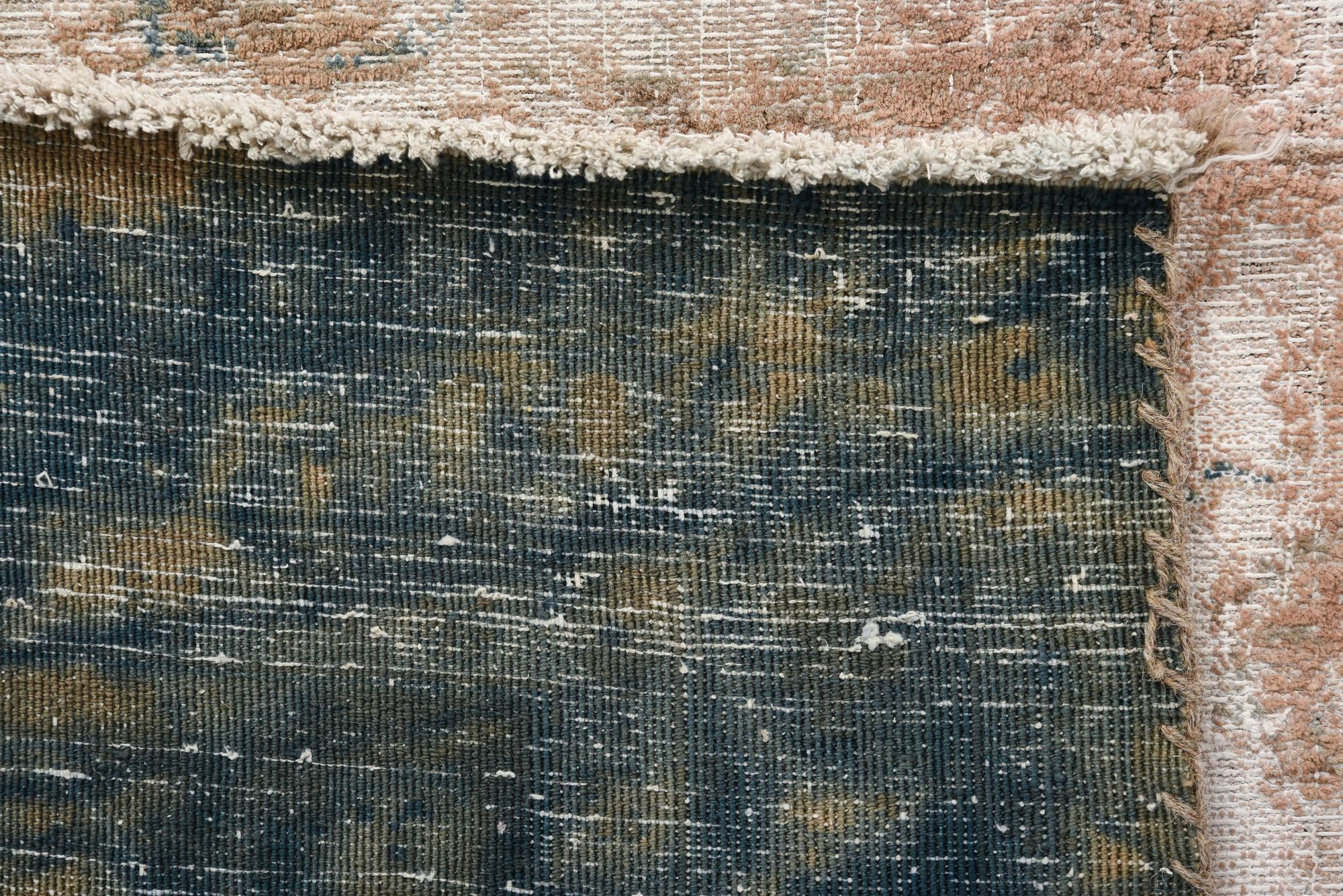 9' 3 x 12' 2 Hand Knotted Ultra Vintage Persian Wool Rug