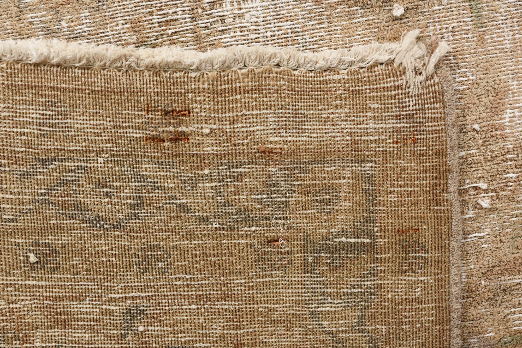 9' 5 x 12' 9 Hand Knotted Ultra Vintage Persian Wool Rug