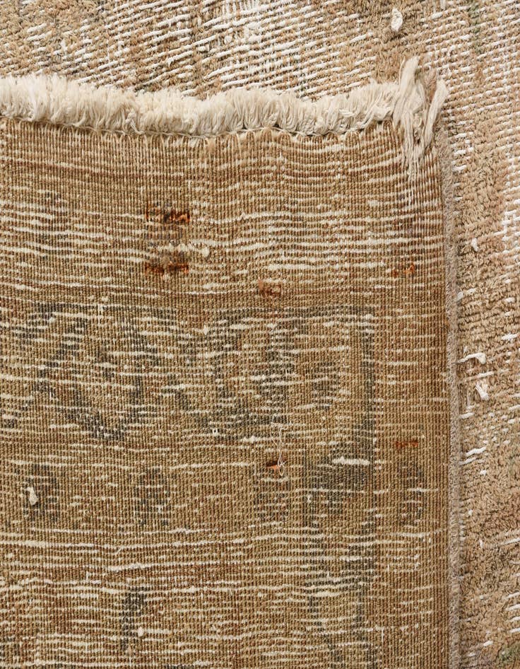 Detail image of 9' 5 x 12' 9  Hand Knotted Ultra Vintage Persian Wool Rug