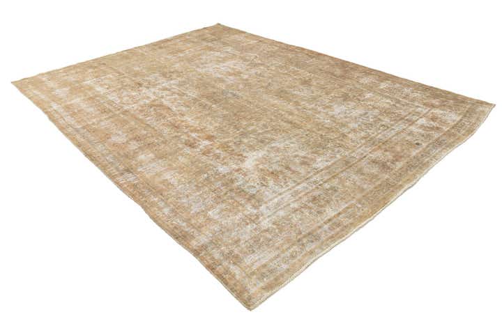 9' 5 x 12' 9 Hand Knotted Ultra Vintage Persian Wool Rug