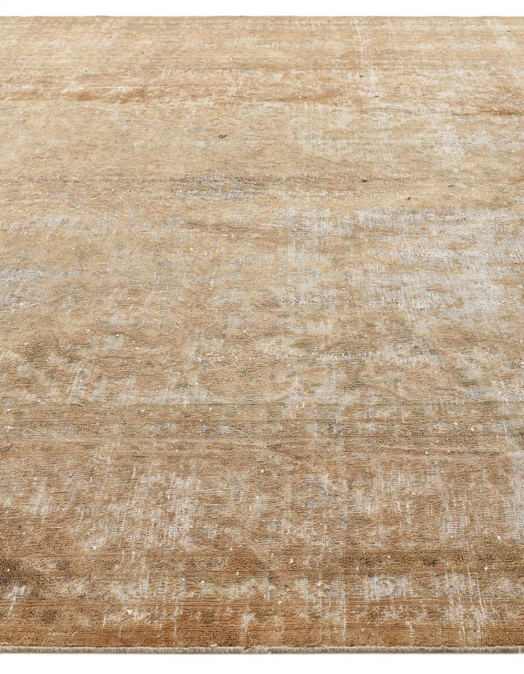 Detail image of 9' 5 x 12' 9  Hand Knotted Ultra Vintage Persian Wool Rug