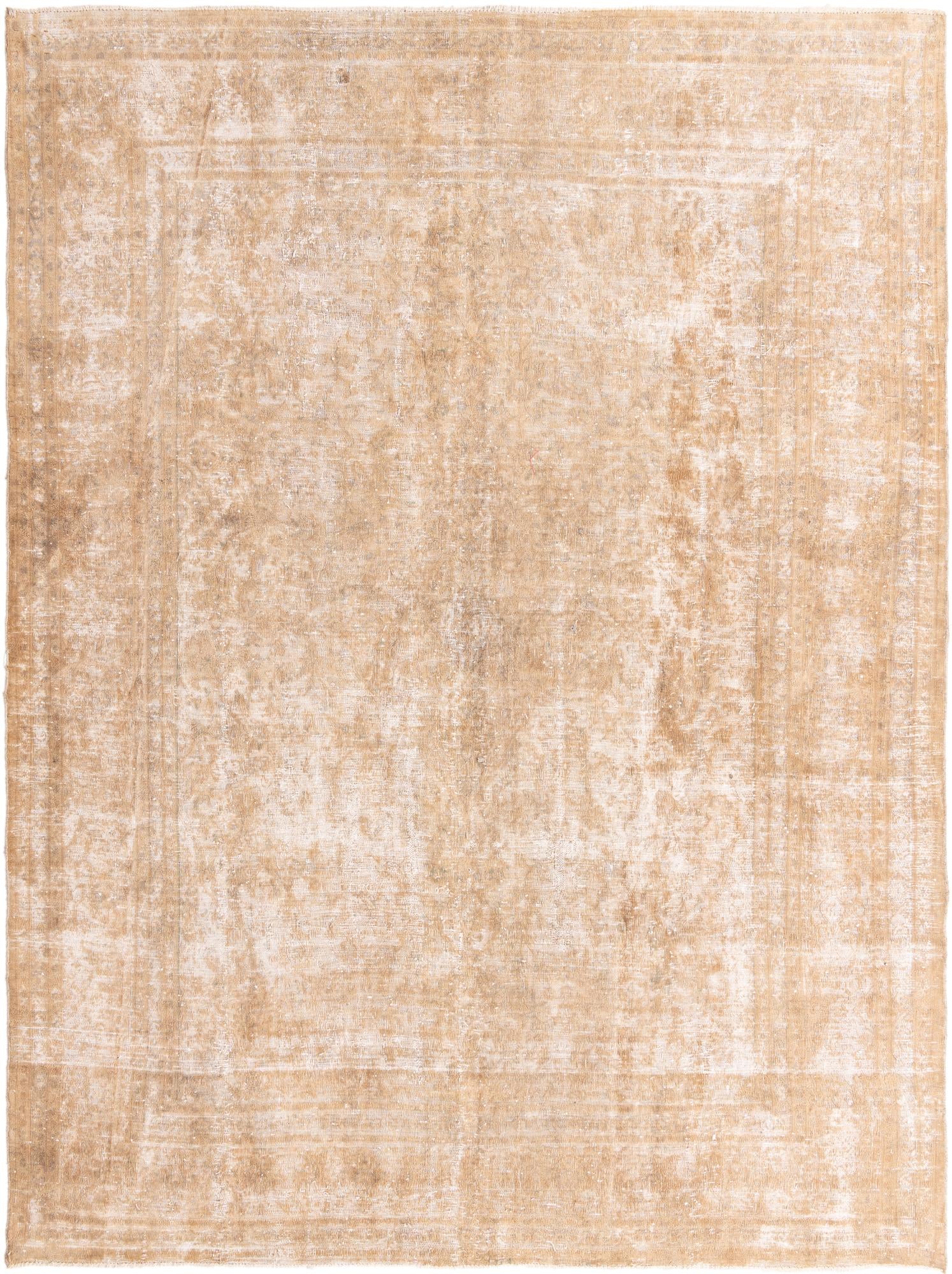 9' 5 x 12' 9 Hand Knotted Ultra Vintage Persian Wool Rug