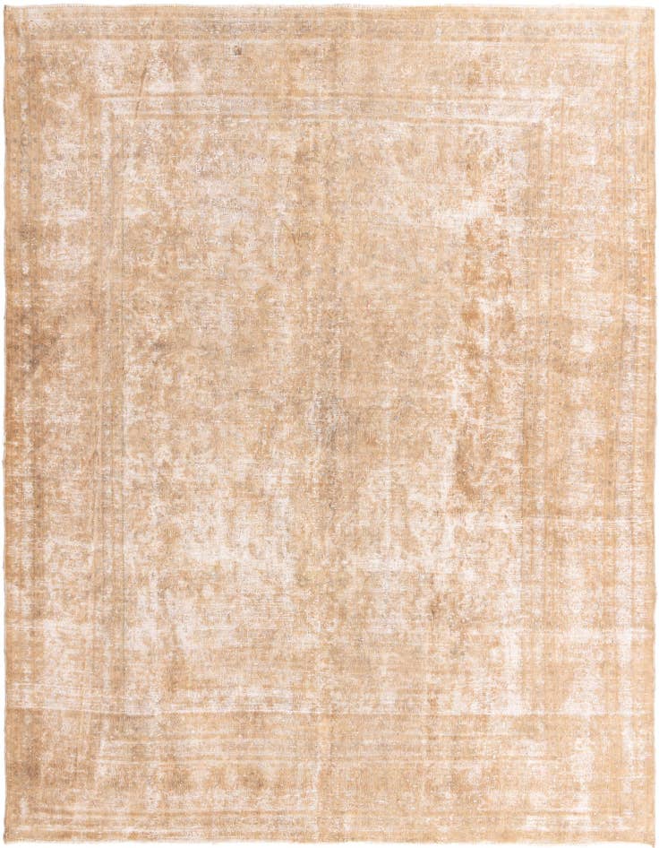 Detail image of 9' 5 x 12' 9 Hand Knotted Ultra Vintage Persian Wool Rug