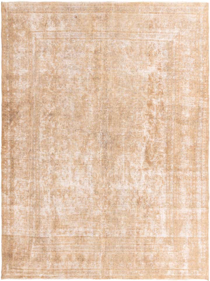 9' 5 x 12' 9 Hand Knotted Ultra Vintage Persian Wool Rug