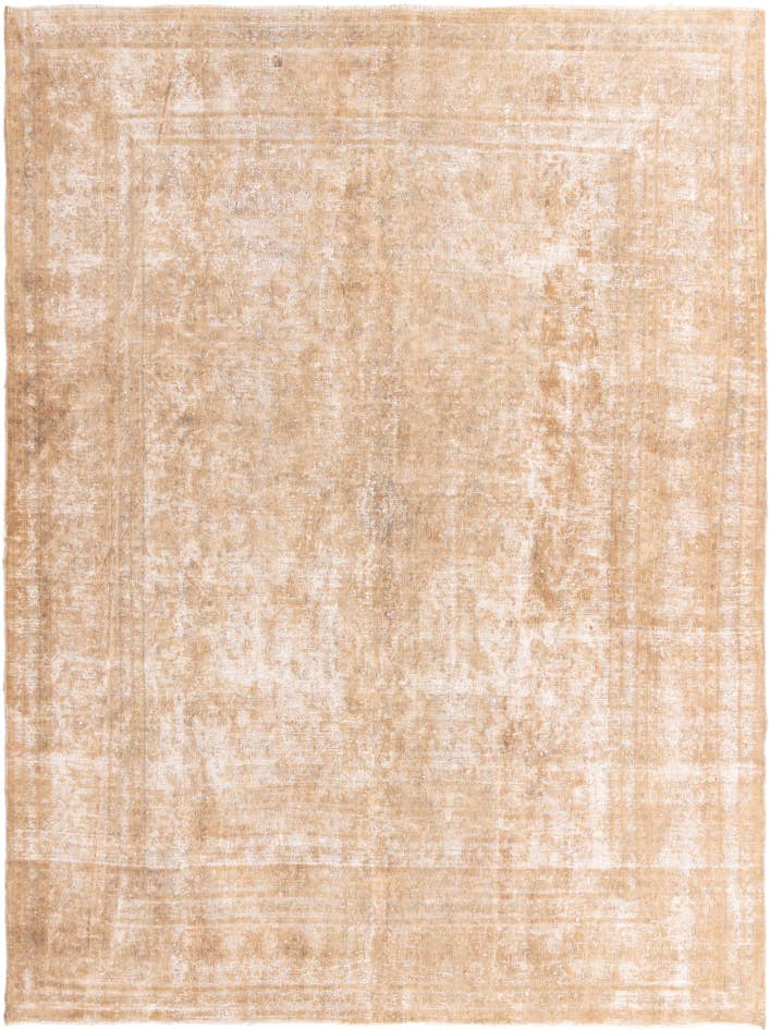 Detail image of 9' 5 x 12' 9 Hand Knotted Ultra Vintage Persian Wool Rug