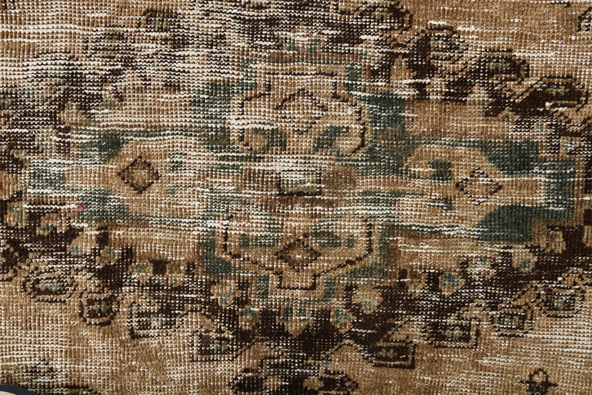 8' 6 x 12' 2 Hand Knotted Ultra Vintage Persian Wool Rug
