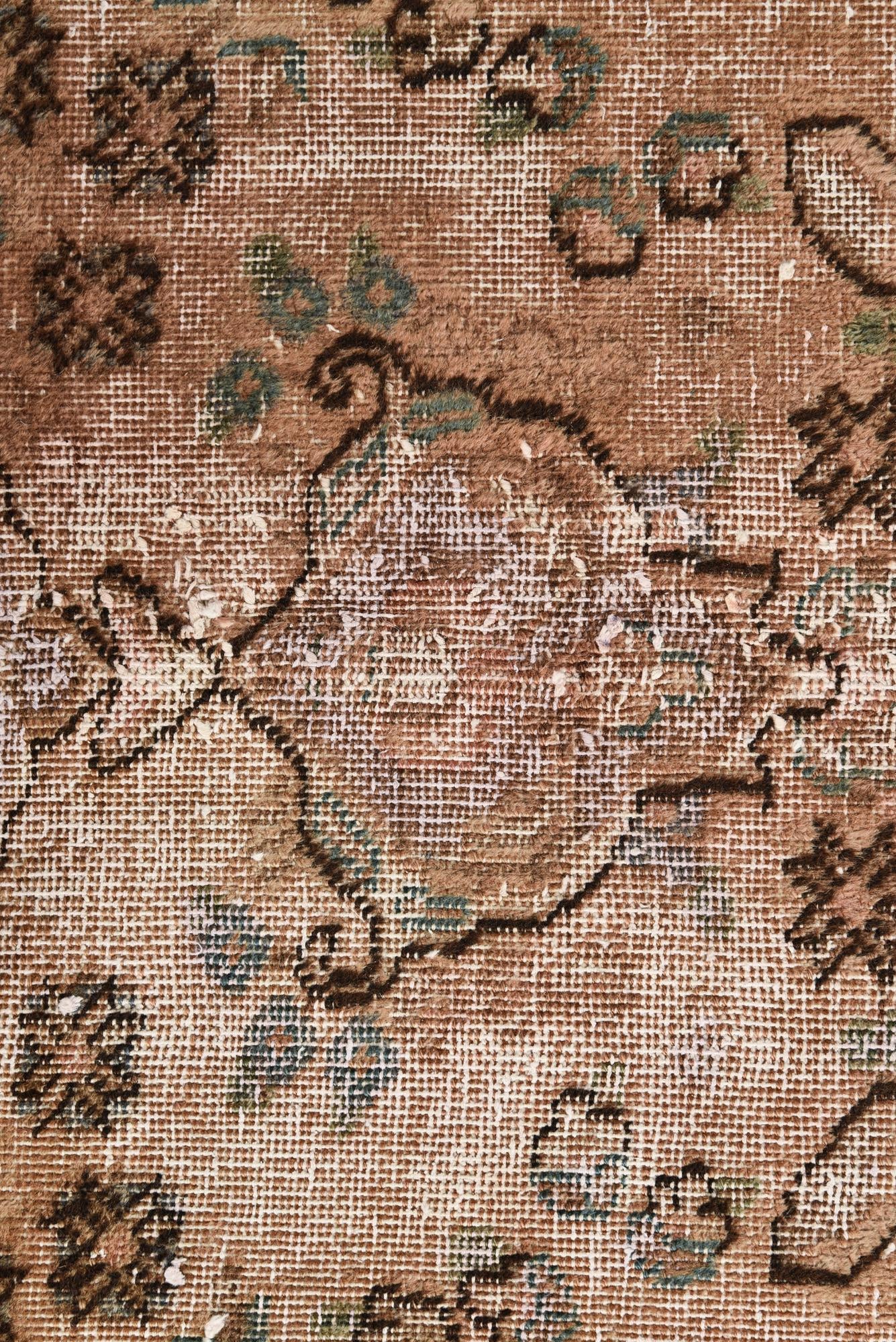 6' 3 x 9' 5 Hand Knotted Ultra Vintage Persian Wool Rug