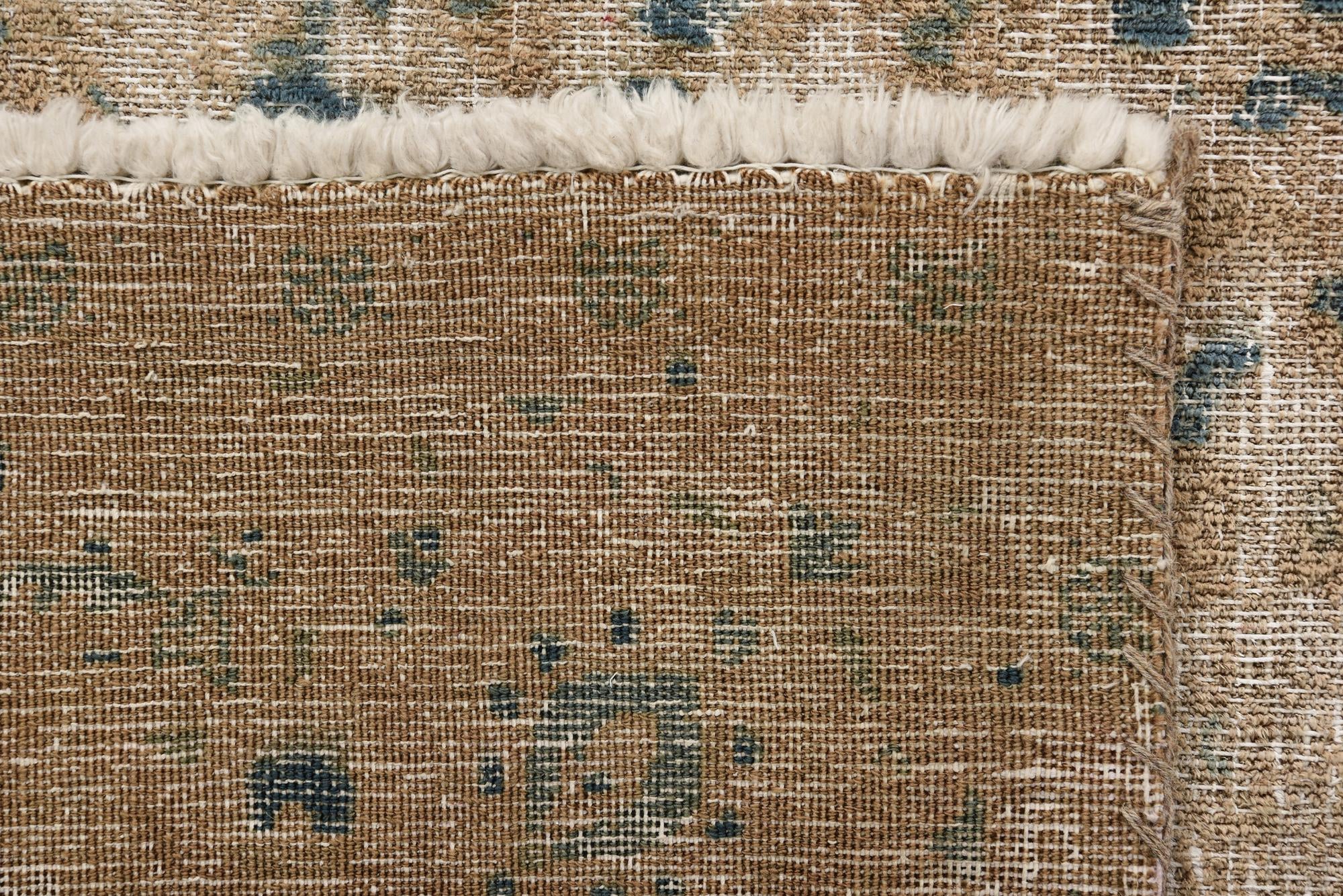 8' 8 x 11' 9 Hand Knotted Ultra Vintage Persian Wool Rug