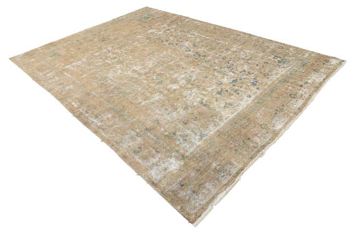 8' 8 x 11' 9 Hand Knotted Ultra Vintage Persian Wool Rug
