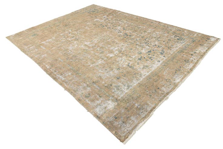 Detail image of 8' 8 x 11' 9 Hand Knotted Ultra Vintage Persian Wool Rug