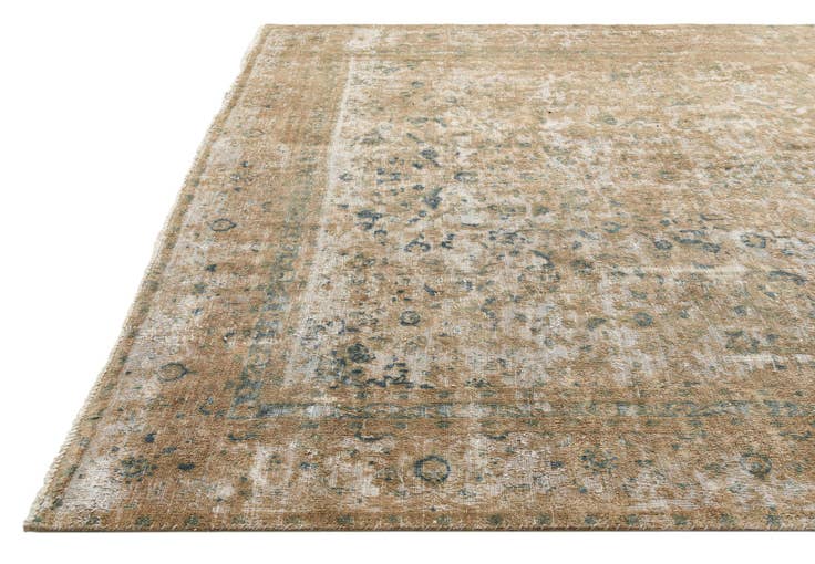 Detail image of 8' 8 x 11' 9 Hand Knotted Ultra Vintage Persian Wool Rug