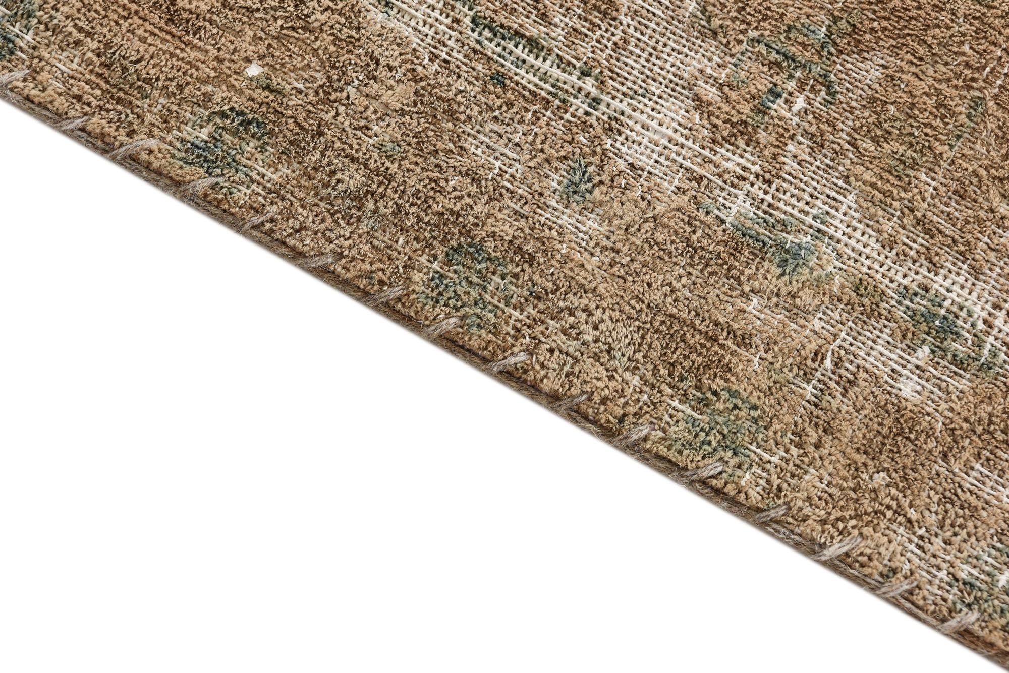 8' 8 x 11' 9 Hand Knotted Ultra Vintage Persian Wool Rug