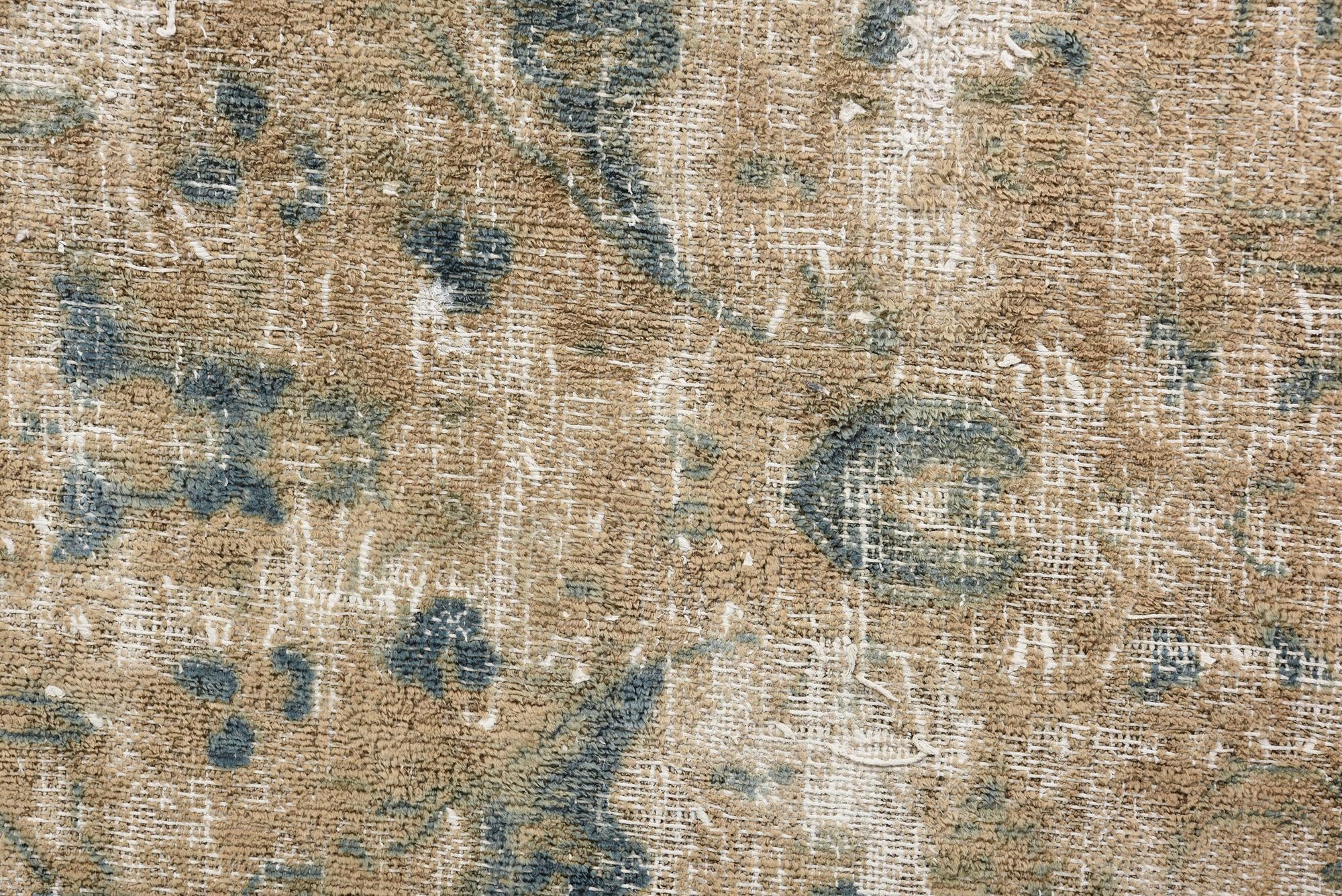 8' 8 x 11' 9 Hand Knotted Ultra Vintage Persian Wool Rug