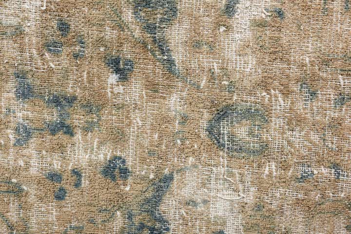 8' 8 x 11' 9 Hand Knotted Ultra Vintage Persian Wool Rug
