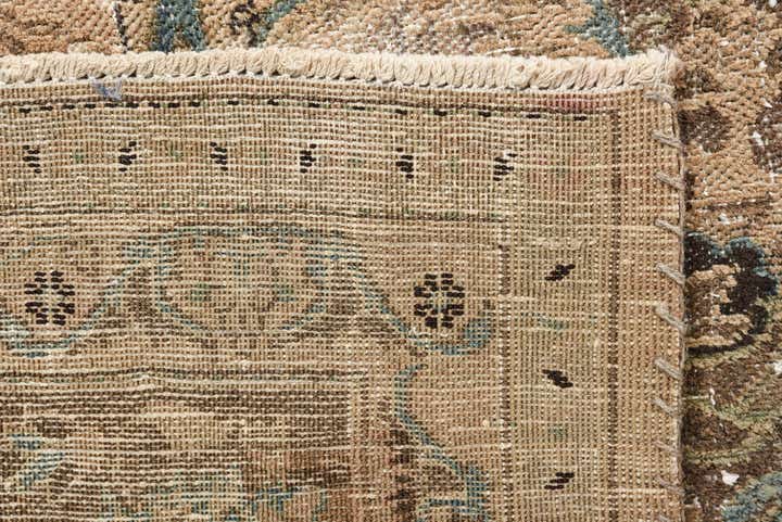 9' 8 x 12' 9 Hand Knotted Ultra Vintage Persian Wool Rug