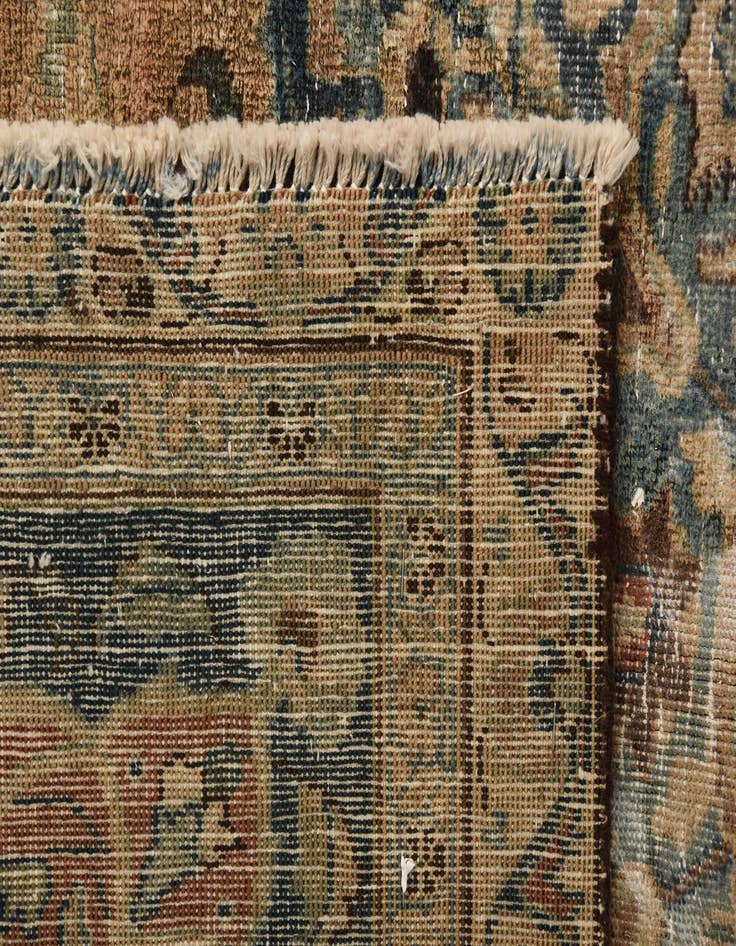 Detail image of 6' 3 x 7' 10  Hand Knotted Ultra Vintage Persian Wool Rug