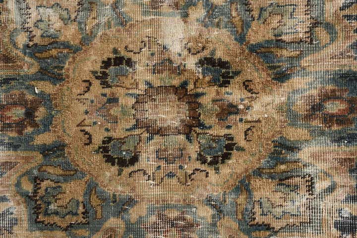 6' 3 x 7' 10 Hand Knotted Ultra Vintage Persian Wool Rug