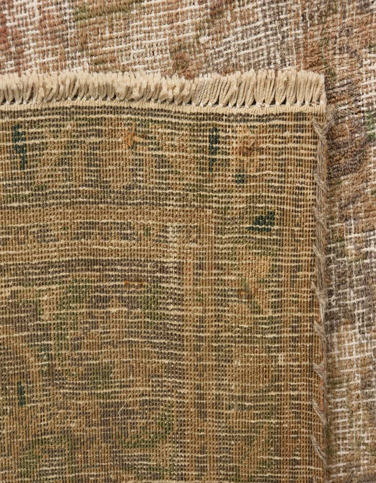 Detail image of 6' 5 x 9' 5  Hand Knotted Ultra Vintage Persian Wool Rug