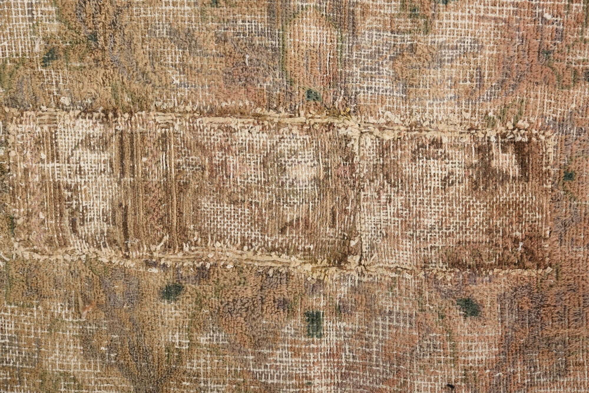 6' 5 x 9' 5 Hand Knotted Ultra Vintage Persian Wool Rug