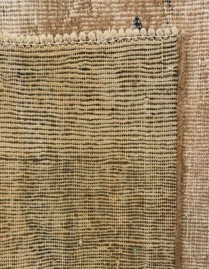 Detail image of 3' 7 x 6' 2  Hand Knotted Ultra Vintage Persian Wool Rug