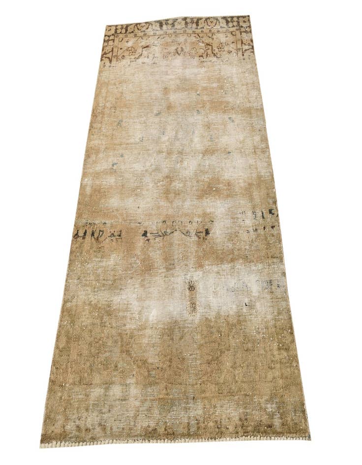 Detail image of 3' 7 x 6' 2  Hand Knotted Ultra Vintage Persian Wool Rug