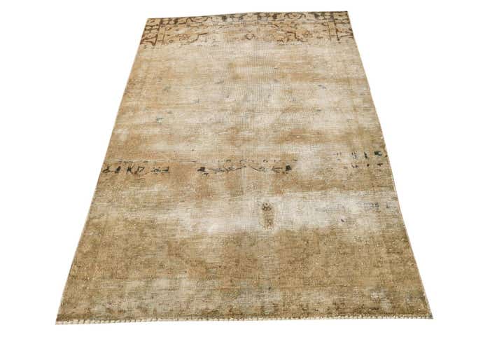 110cm x 190cm Handgeknoopt Ultra Vintage Perzisch Wol Vloerkleed