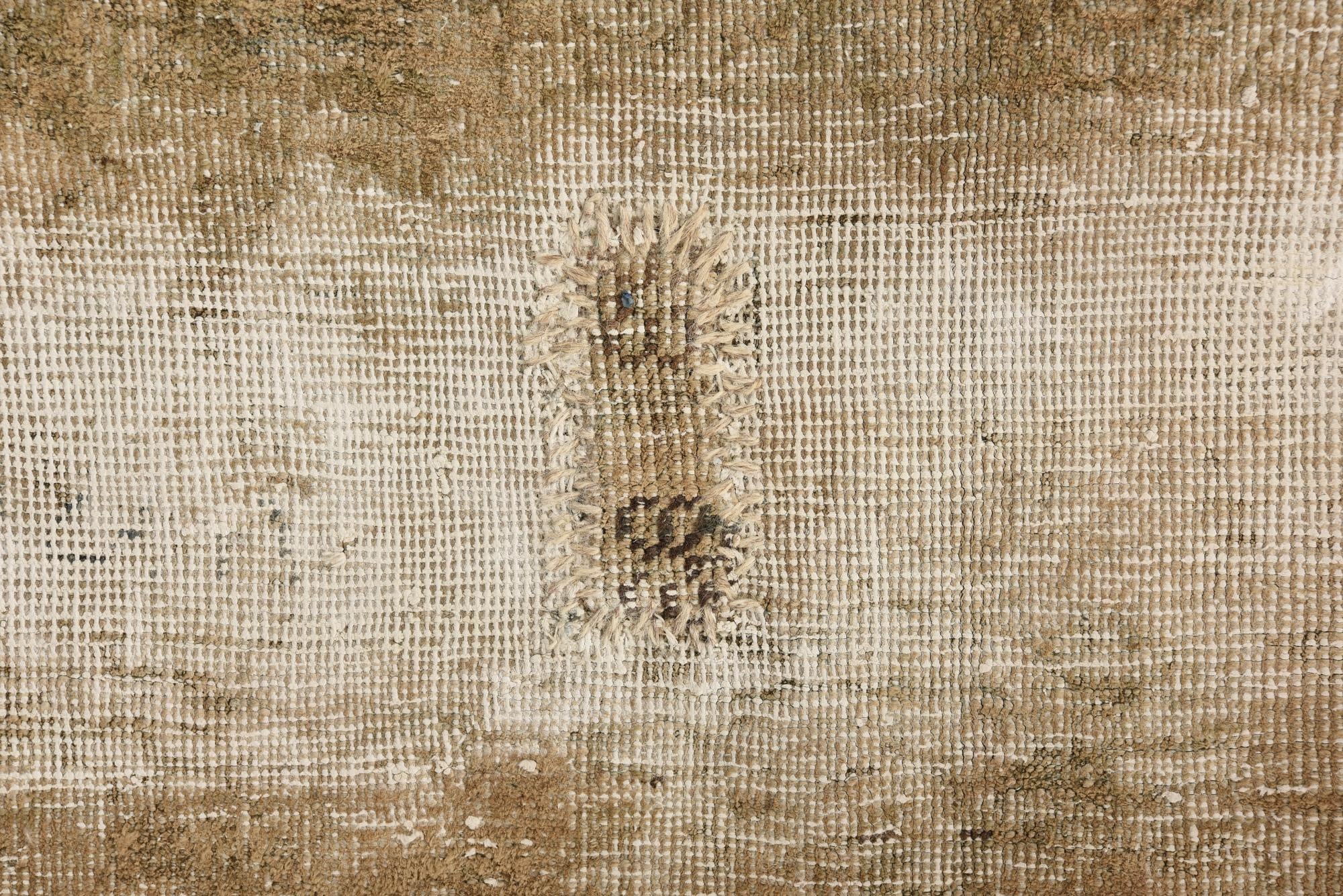 3' 7 x 6' 2 Hand Knotted Ultra Vintage Persian Wool Rug