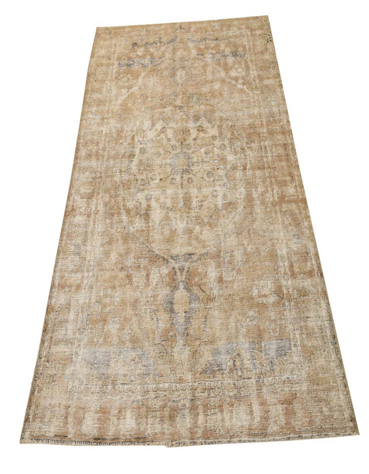 Detail image of 6' 9 x 9' 8  Hand Knotted Ultra Vintage Persian Wool Rug