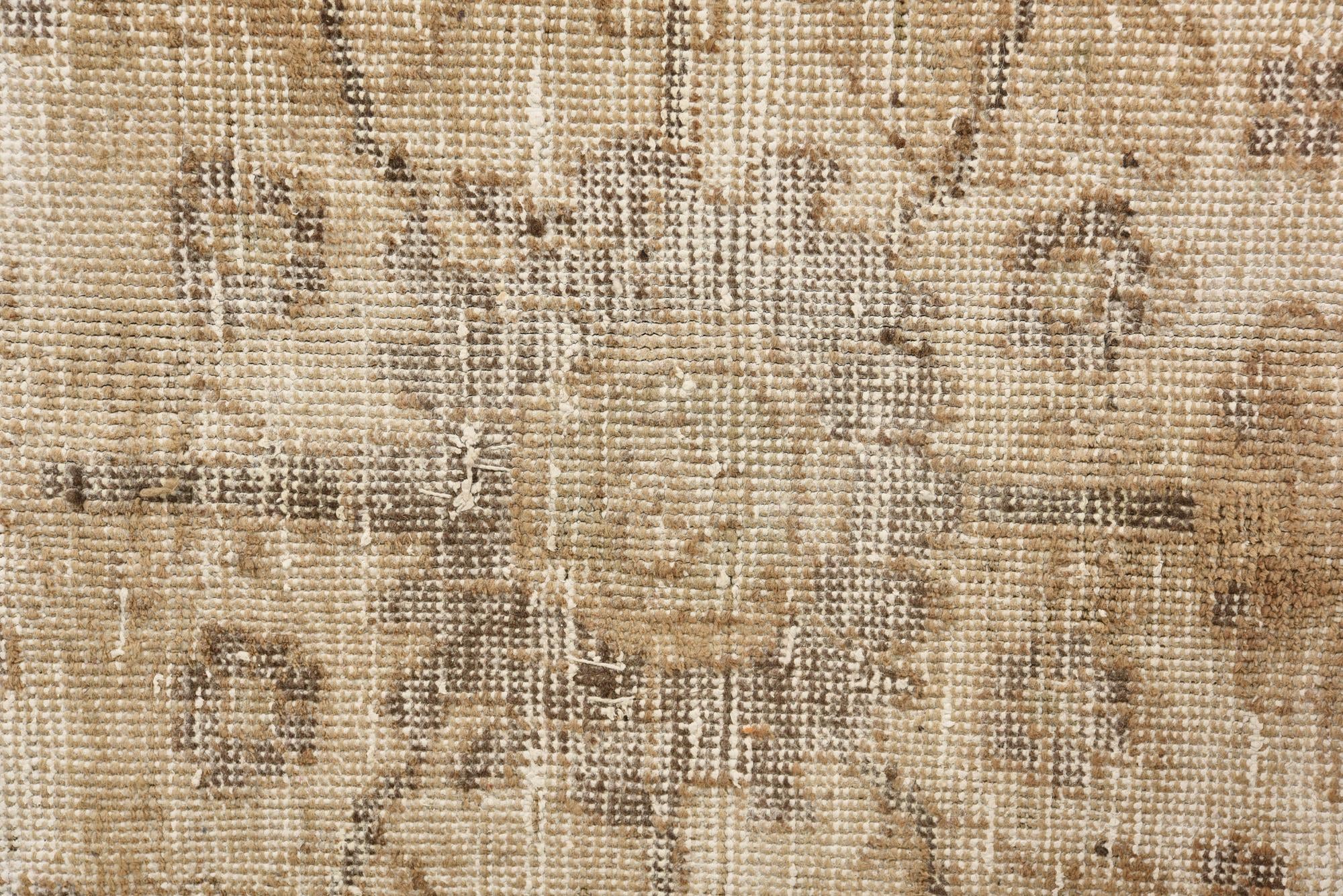 6' 9 x 9' 8 Hand Knotted Ultra Vintage Persian Wool Rug